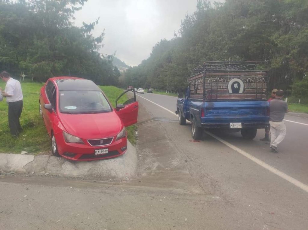 Un herido, saldo de accidente en la México Tuxpan