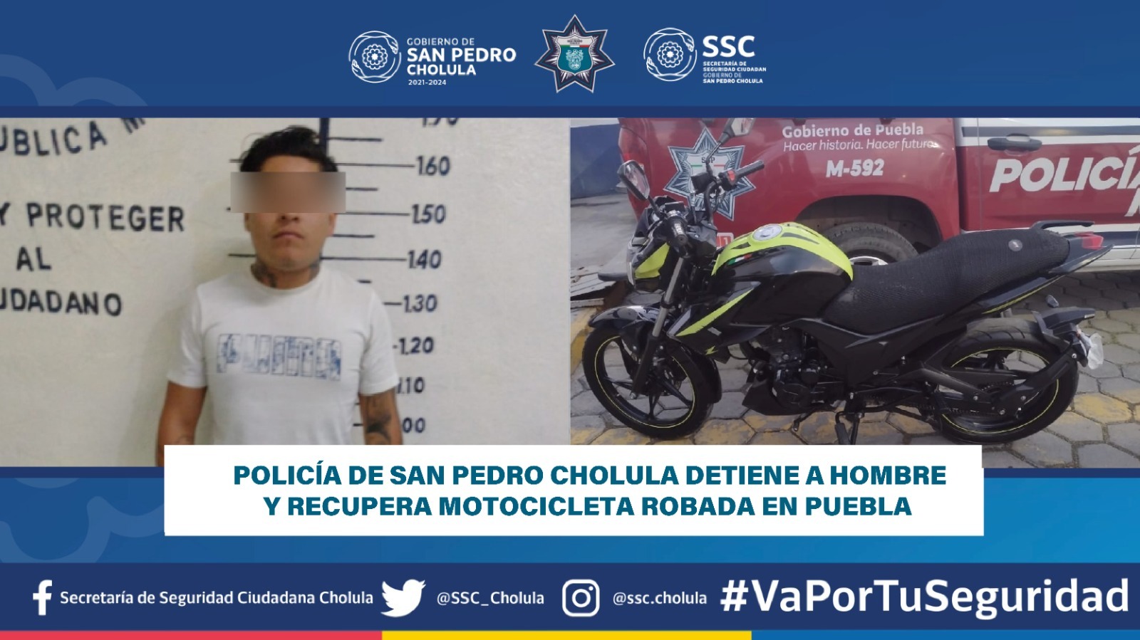 Vendía en Facebook una moto robada