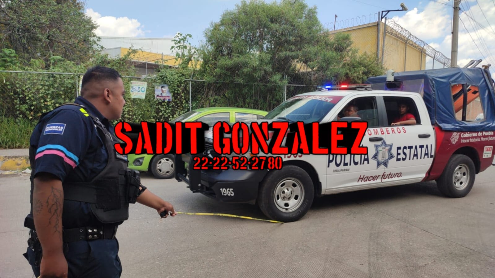 Cadáver en descomposición de un hombre en San José Los Cerritos