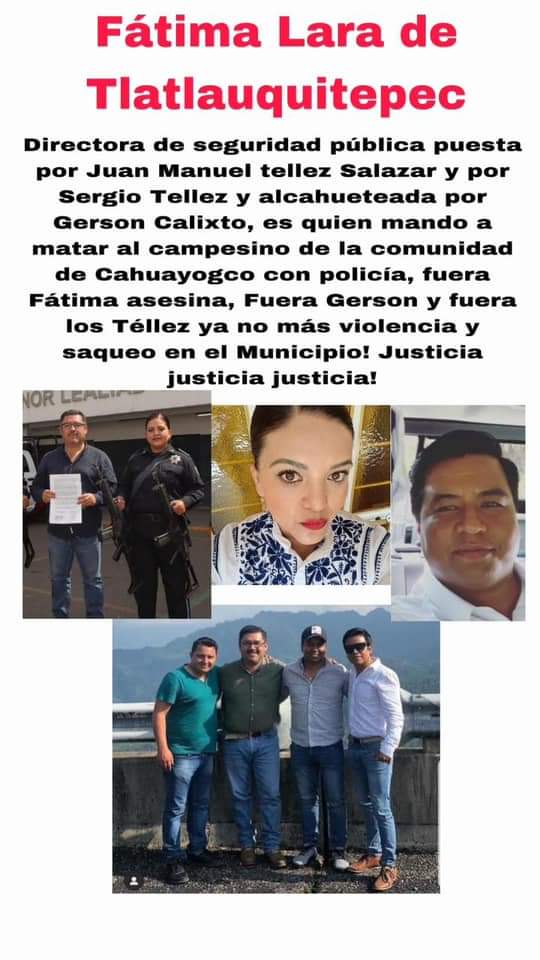 Esposa de joven asesinado a manos de policías de Cuetzalan exige justicia