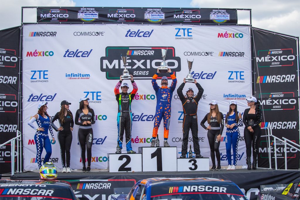 De principio a fin, Julio Rejón y el GGG Racing Team, dominaron en Nascar México, Aguascalientes