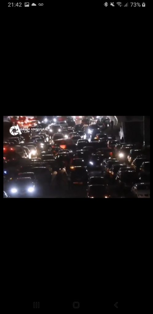 Video desde Puebla: Gran caos vial genera cierre del bulevar Atlixcáyotl