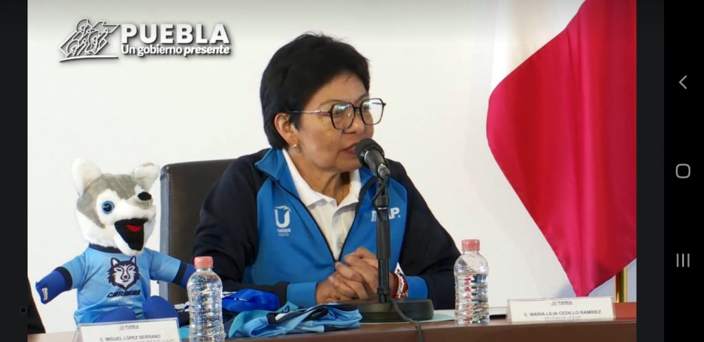 Lilia Cedillo y Sergio Salomón anuncian carrera Trail Bosque de Niebla Teziutlán 2023