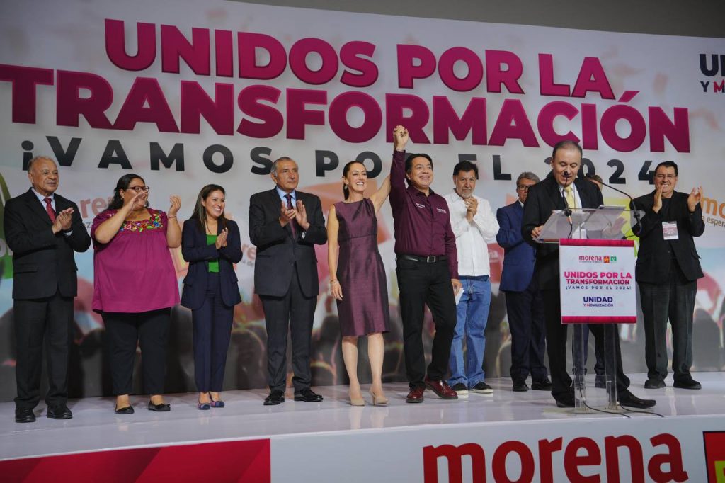 Claudia Sheinbaum obtuvo la candidatura presidencial por Morena