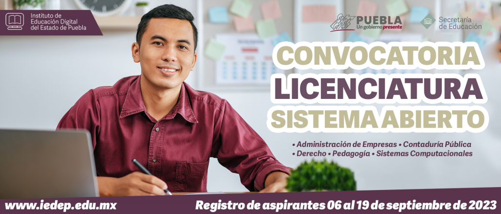 Abre gobierno estatal convocatoria de estudios universitarios mediante autoaprendizaje