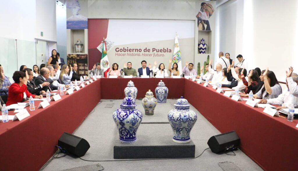 Celebra gobierno de Puebla sesión ordinaria del Consejo Estatal de Seguridad