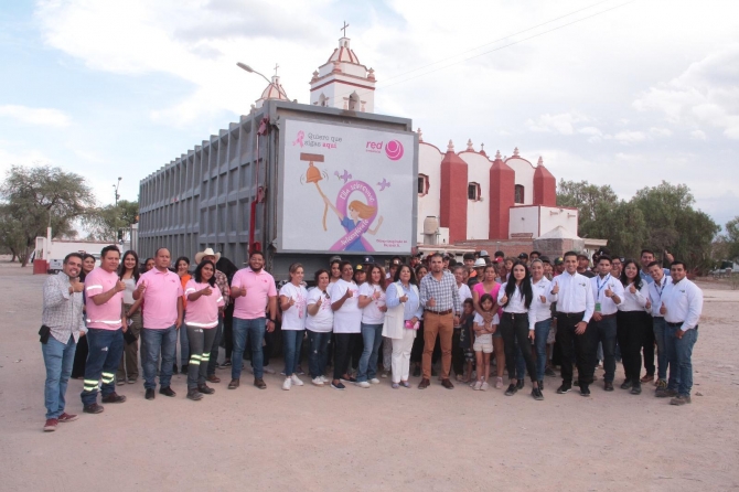 Inician campaña rosa por lucha contra el cáncer de mama