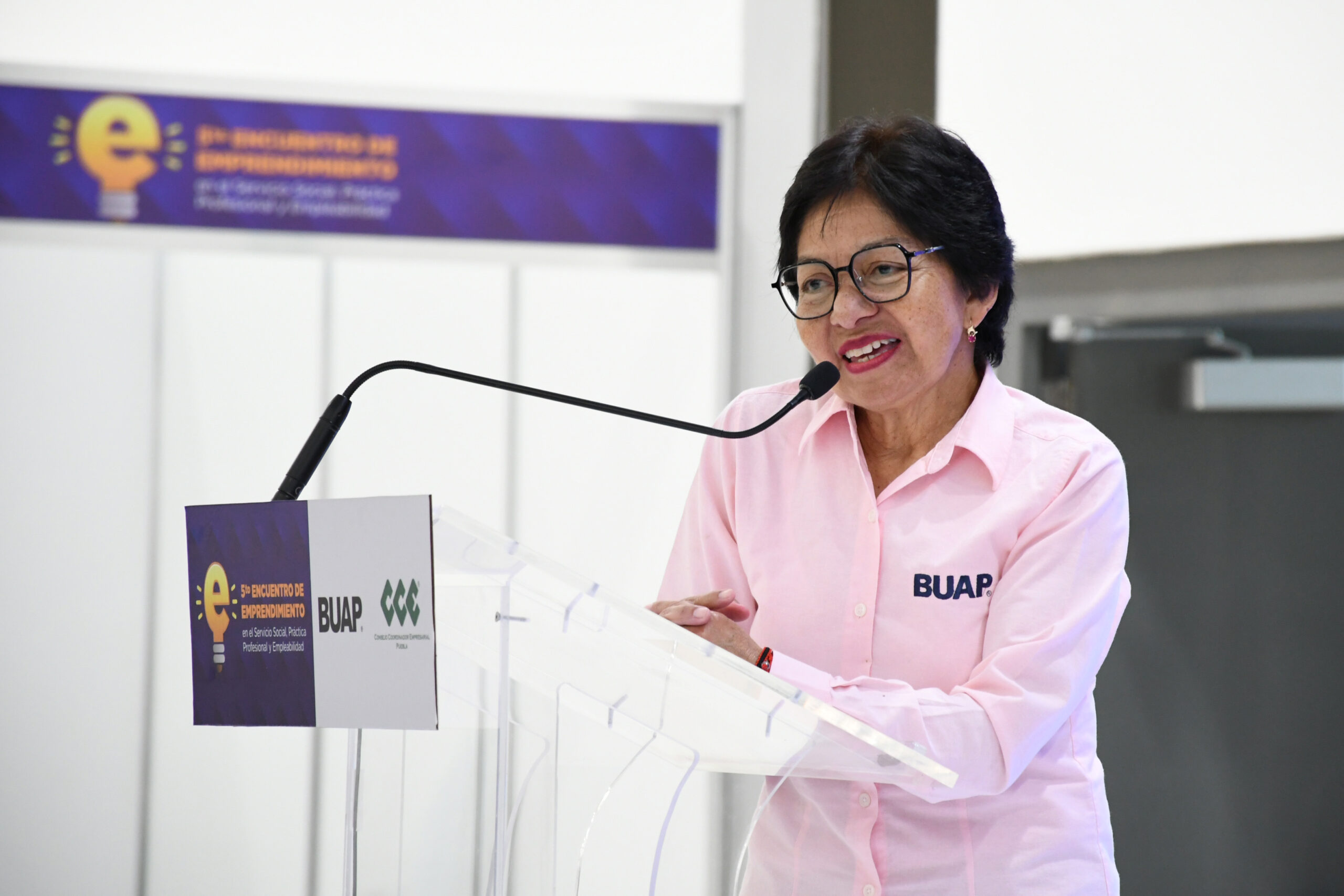 Inaugura Rectora Lilia Cedillo Ramírez 5° Encuentro de Emprendimiento en el Servicio Social, Práctica Profesional y Empleabilidad BUAP