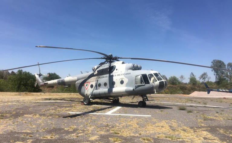 Se desploma helicóptero militar en Topia, Durango