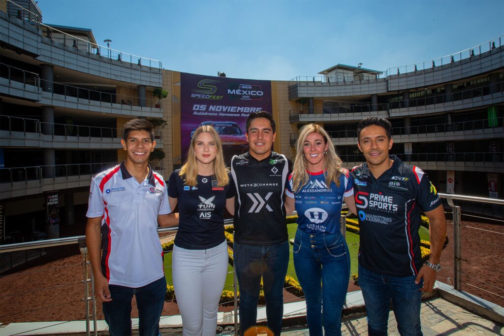 Se presentó la final de Nascar México, que se correrá con el Festival del Speedfest