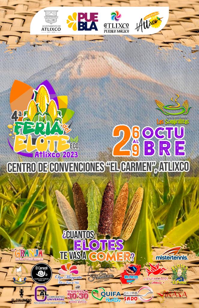 Desde Atlixco: Todo listo para la Feria del Elote