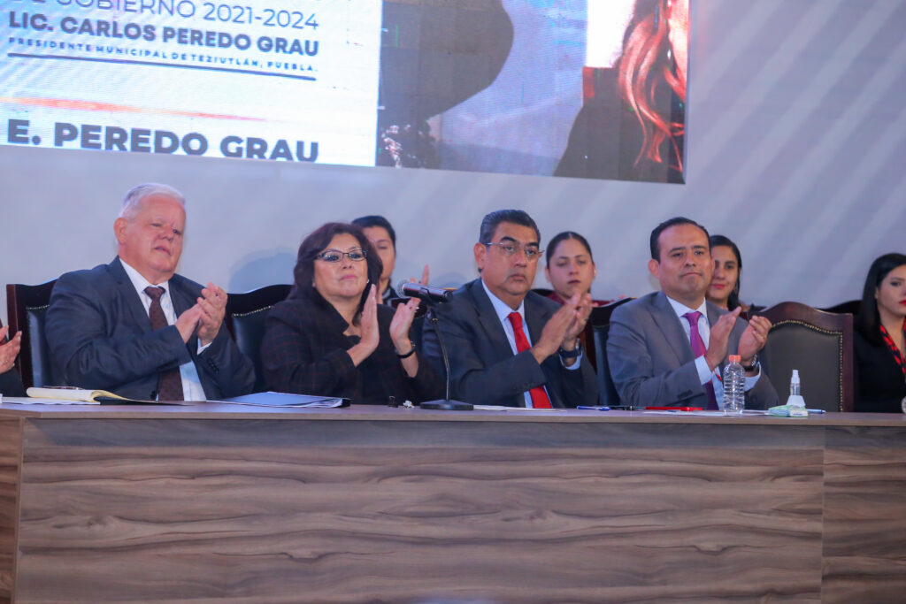 Sergio Salomón anunció construcción de módulo de seguridad para Teziutlán