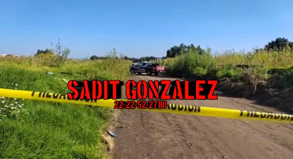 Tiran cadáver de un hombre con impactos de bala en Coronango