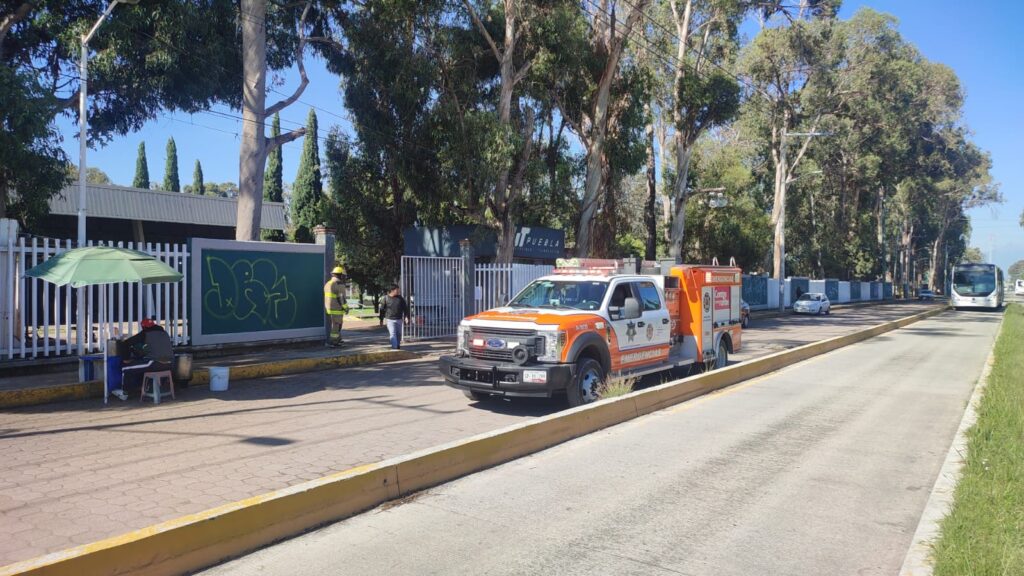 Reportan olor a gas en la Universidad Tecnológica de Puebla (UTP)