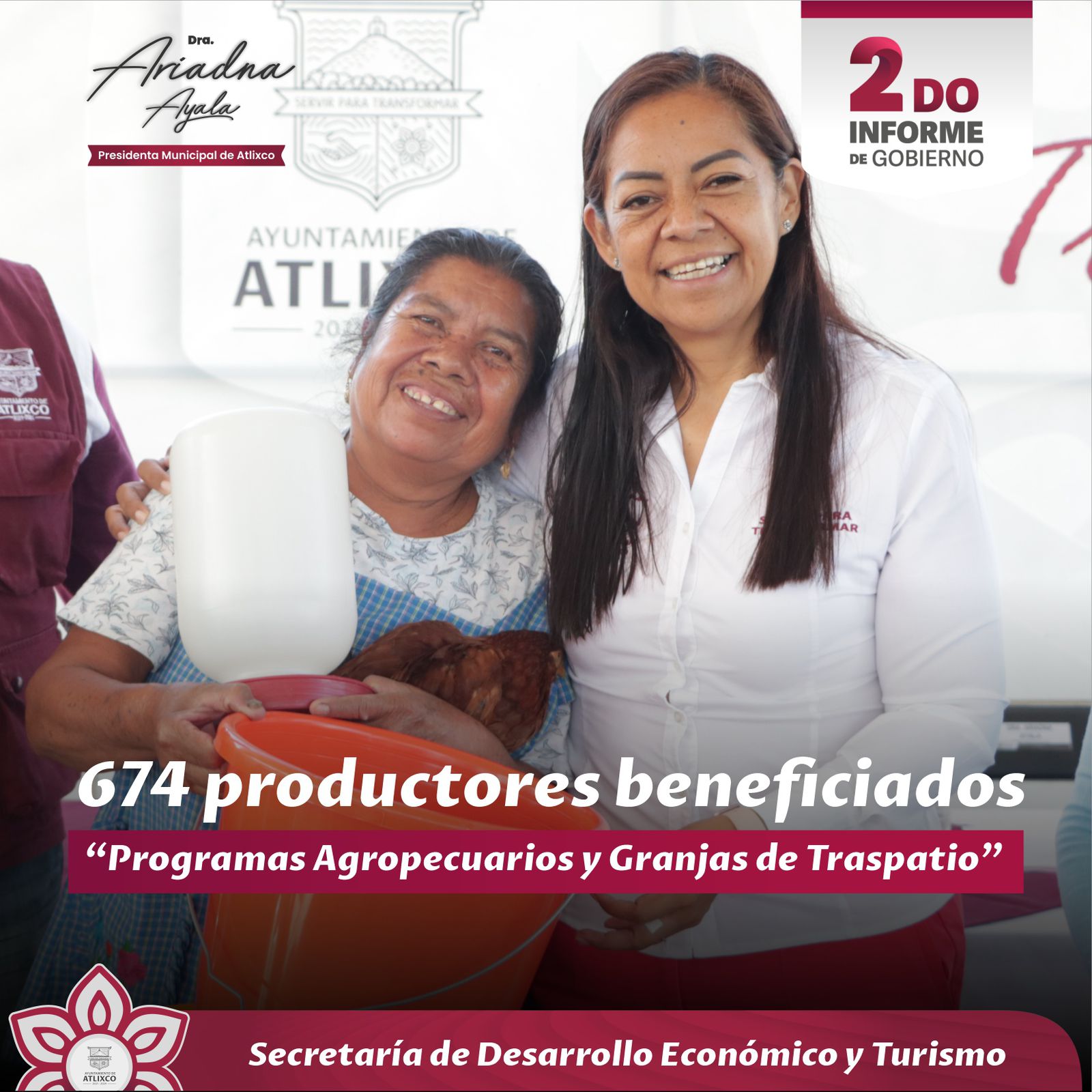 Ariadna Ayala destaca proyección turística y económica de Atlixco