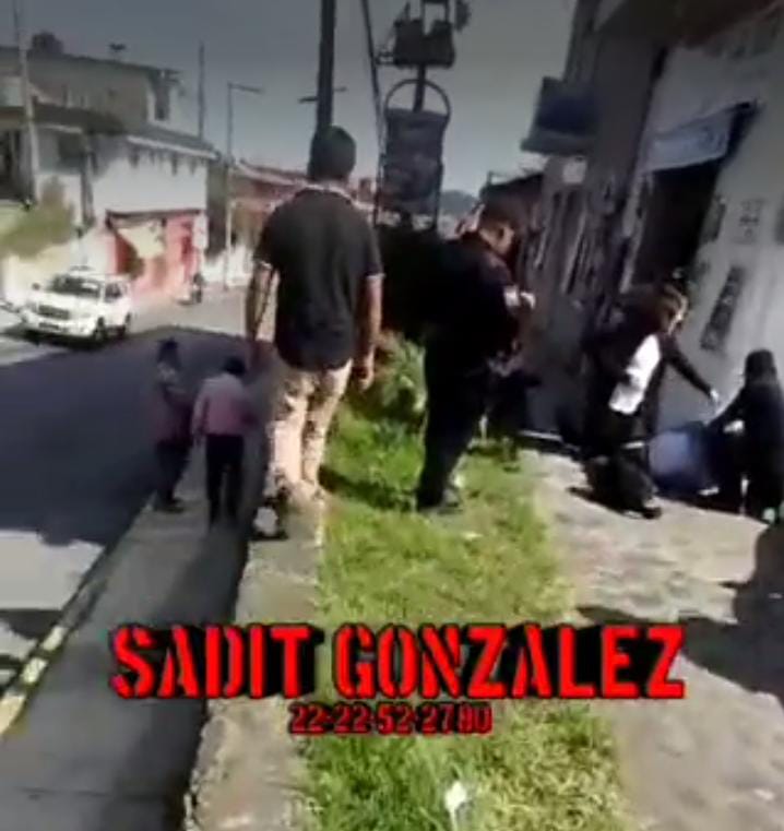 Video desde Puebla: Mecánico, prensado en Teziutlán