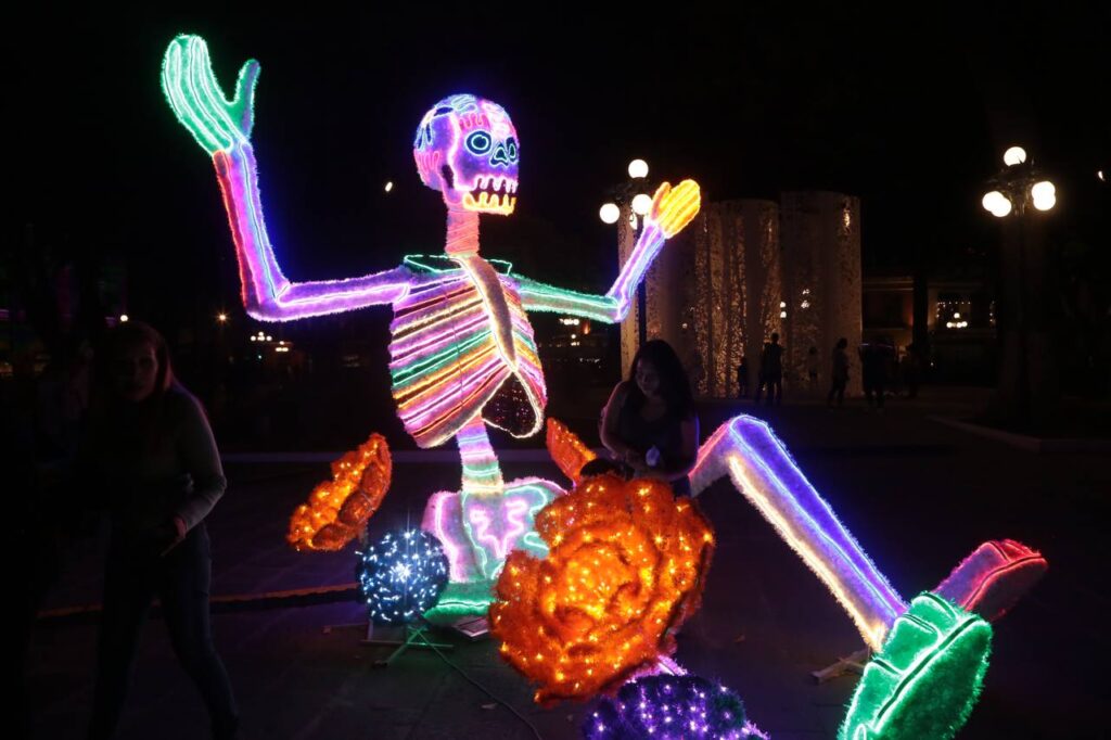 Días de Muertos en el Centro Histórico de Puebla capital