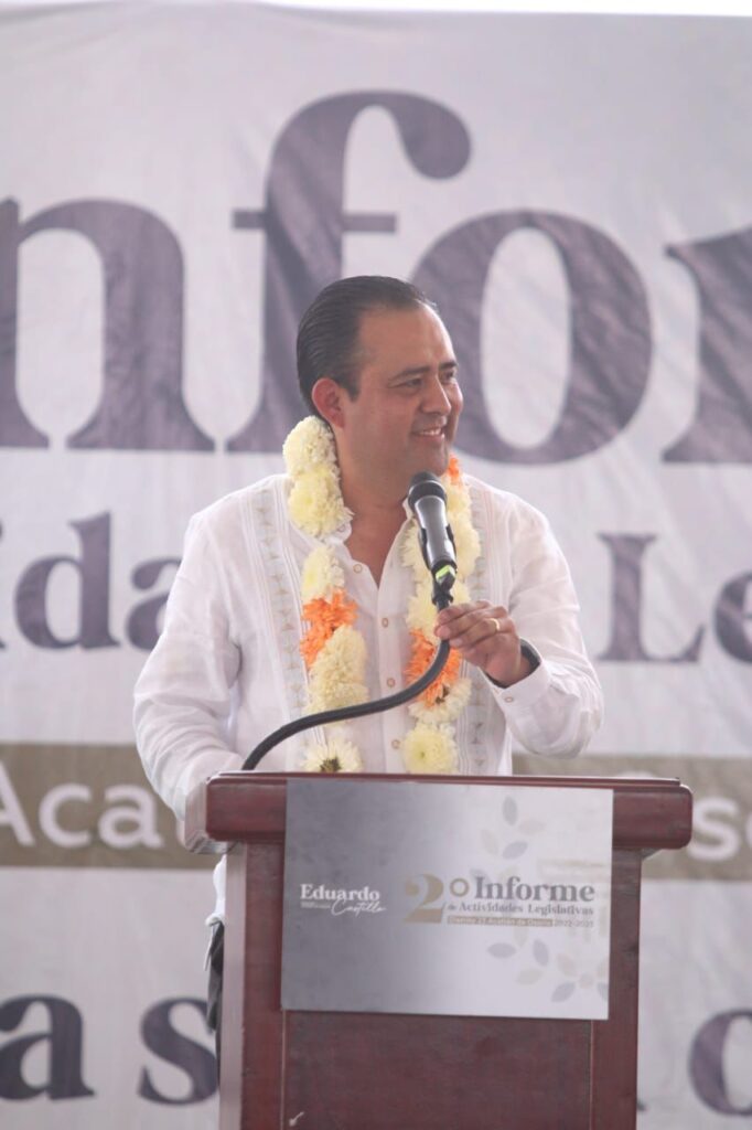Reafirma Eduardo Castillo su compromiso de legislar y gestionar acciones para la Mixteca