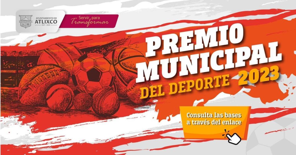 Desde Atlixco: Convocan al premio municipal del deporte