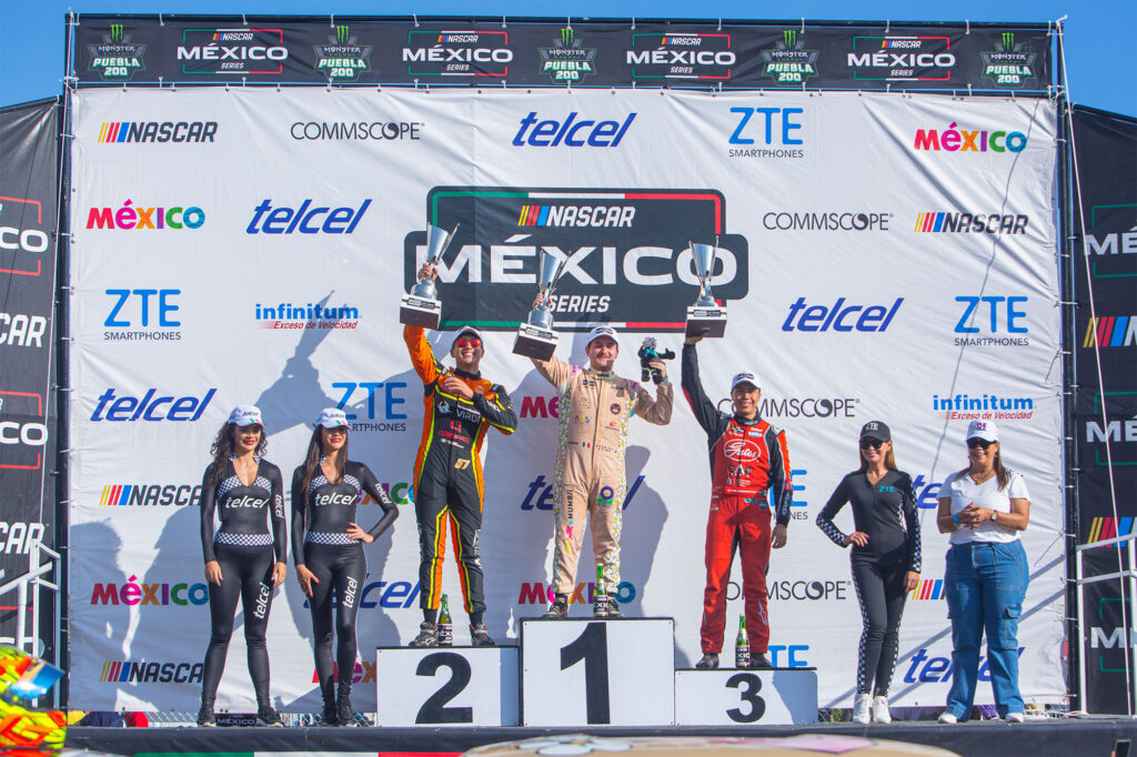 Rodrigo Rejón, se lleva el triunfo de NASCAR Challenge y su pase a ronda final de los Playoffs