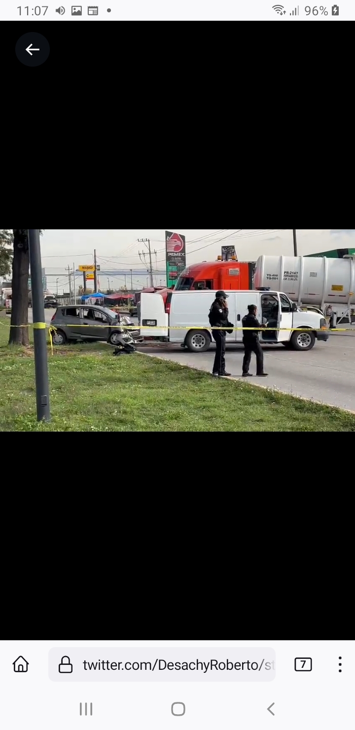 Video desde Puebla: Por accidente, falleció una persona en Bulevar 18 de Noviembre