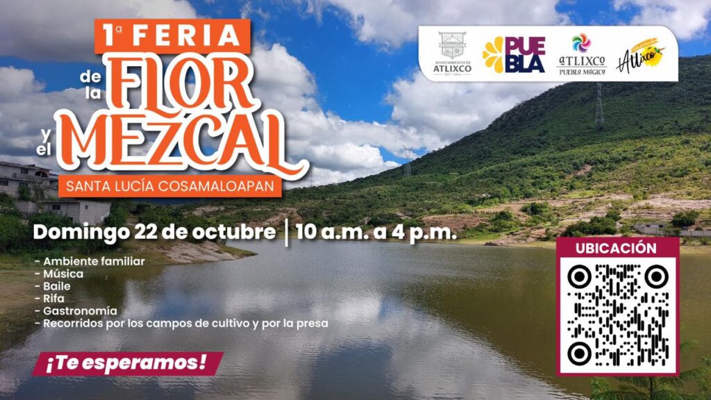 Contacta con la naturaleza en la Feria De La Flor y el Mezcal en Santa Lucía Cosamaloapan, en Atlixco
