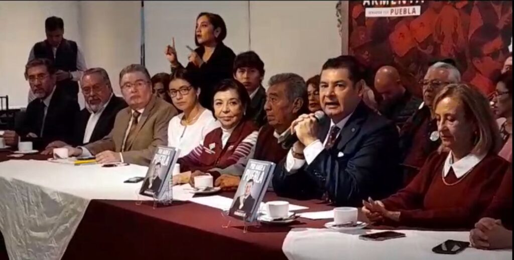 Alejandro Armenta niega división entre precandidatos morenistas al gobierno de Puebla