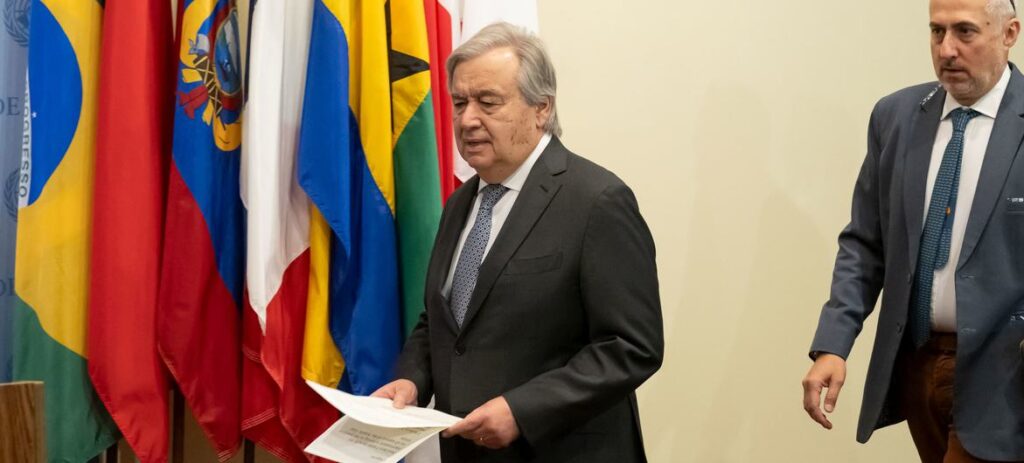 Israel-Palestina/Guterres: Es falso que haya justificado los ataques de Hamás