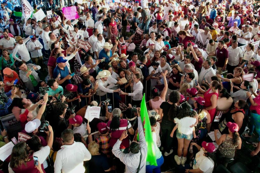 ‘’Queremos seguir cambiando México’’: Claudia Sheinbaum hace un llamado al pueblo de Veracruz para darle continuidad a la Cuarta Transformación