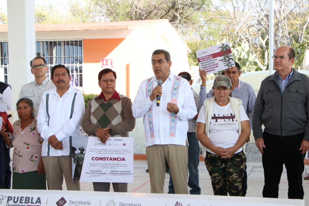 Por Puebla, gobiernos federal, estatal y municipal trabajan unidos y en un solo frente: Sergio Salomón