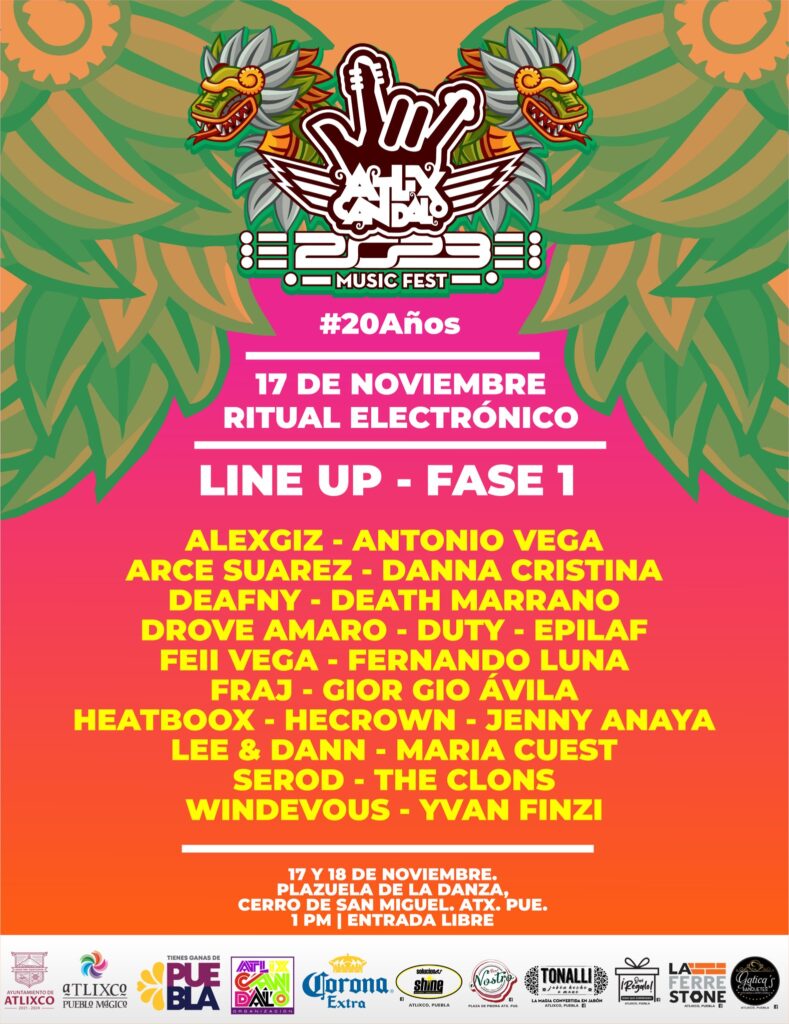 Desde Atlixco: Presentan festival de música Atlixcandalo