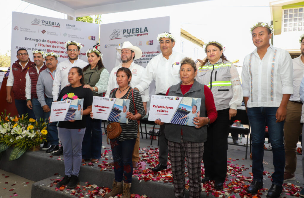 Desde San Nicolás de los Ranchos, Sergio Salomón ratifica respaldo a los 217 alcaldes de Puebla