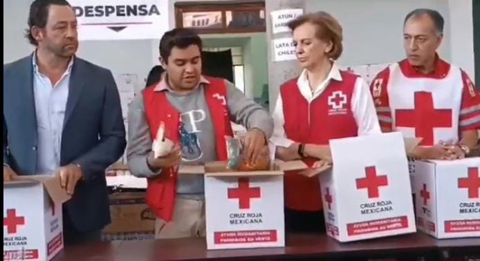 Video desde Puebla: Cruz Roja llama a apoyar a damnificados de Acapulco