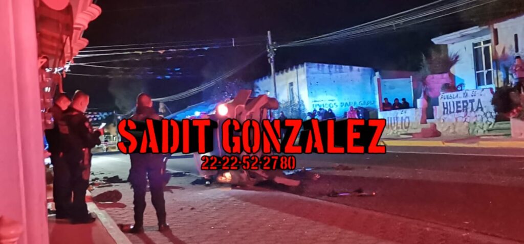 Video desde Puebla: Balacera y persecución deja un muerto, herido y vehículos chocados en Tecamachalco