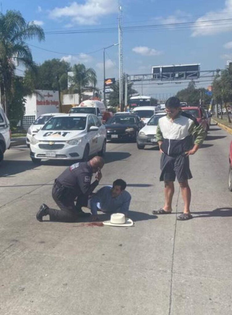 Fotonota: Atropellan a hombre en Amozoc