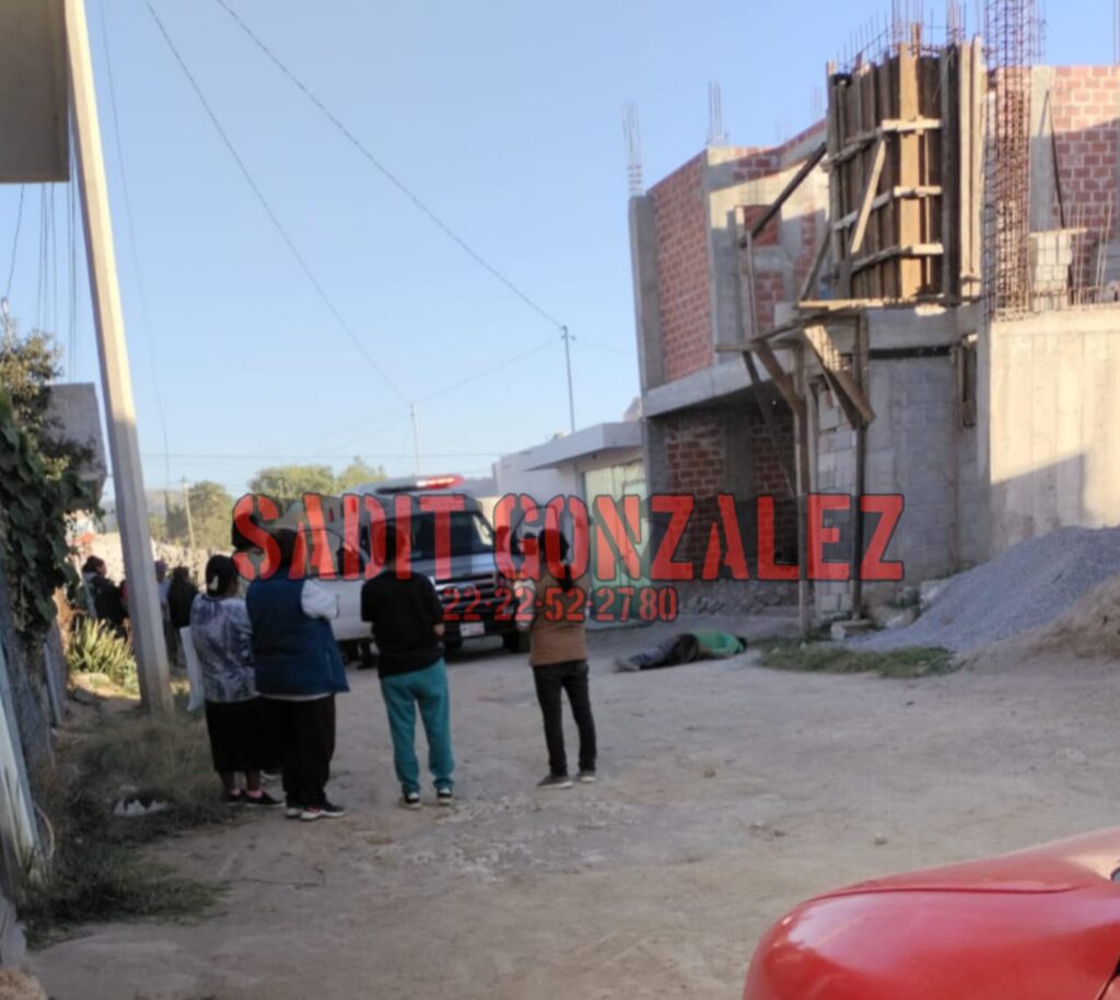 Murió al caer de una construcción en Amozoc