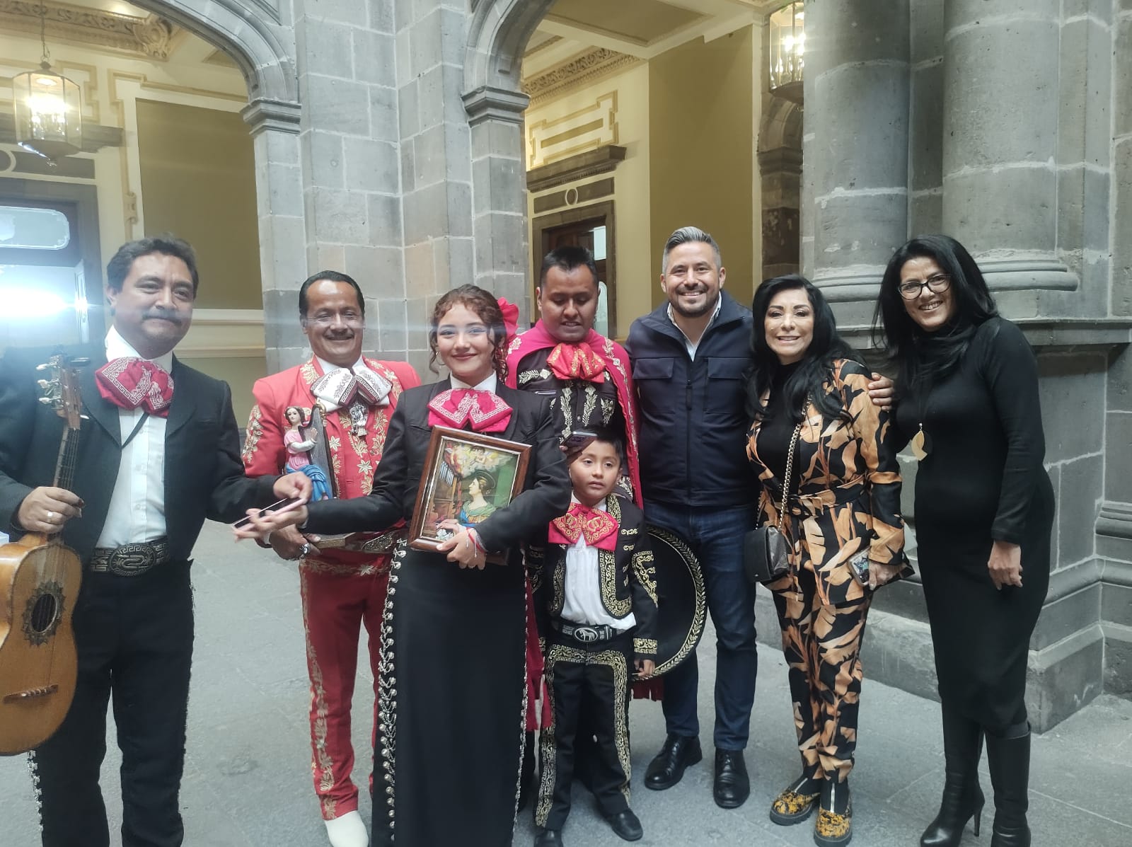 Músicos festejaron a Santa Cecilia en palacio municipal