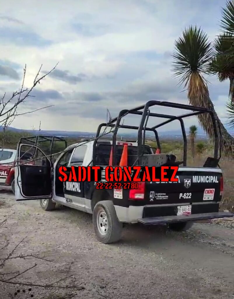 Tiran cadáver de un hombre en Tehuacán