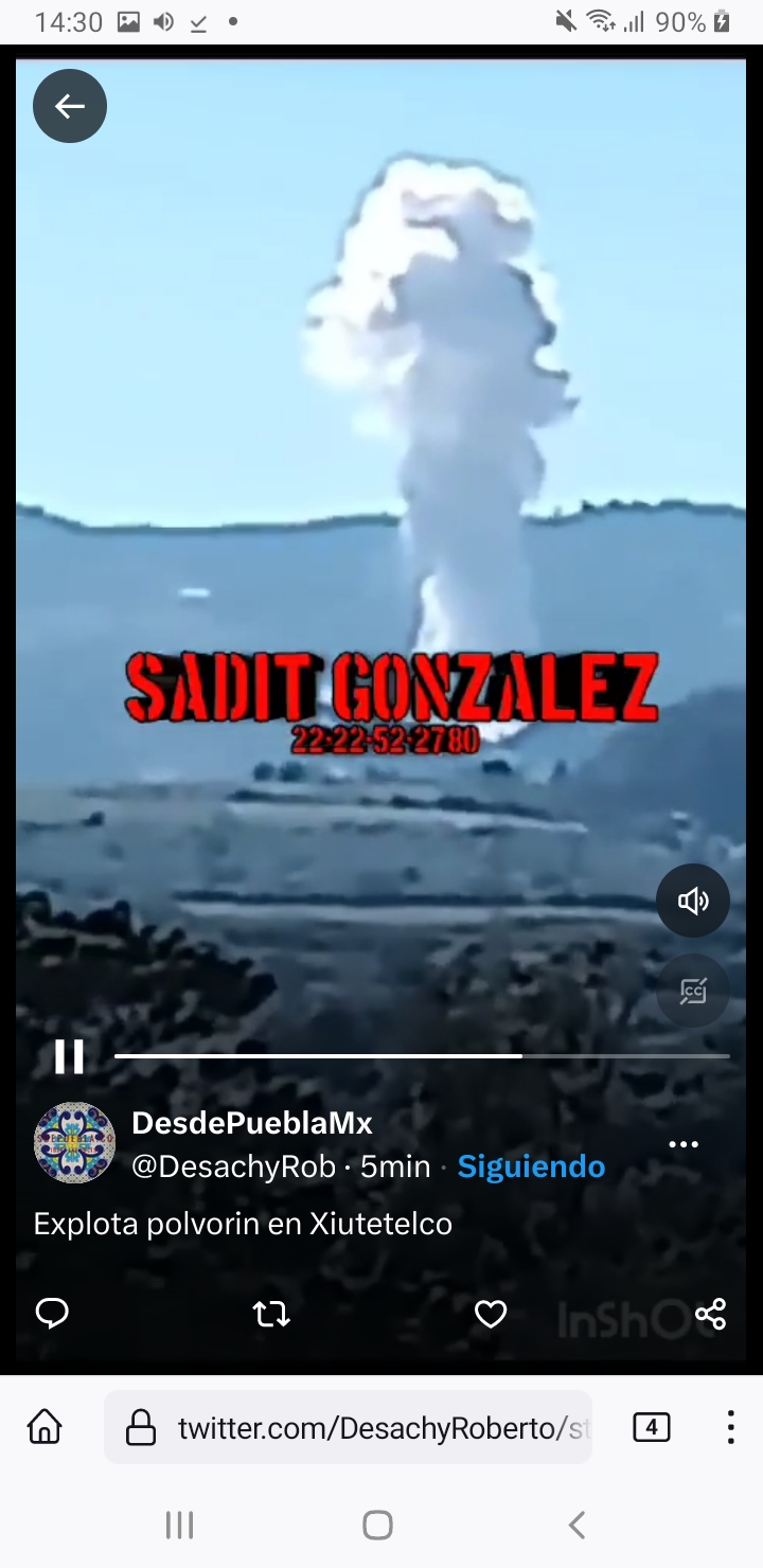 Video desde Puebla: Explota polvorín en Xiutetelco…una vez más