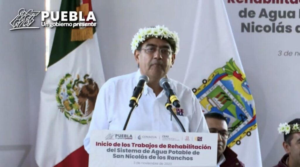 Inician Sergio Salomón y Gumaro Sandre rehabilitación del sistema de agua potable en San Nicolás