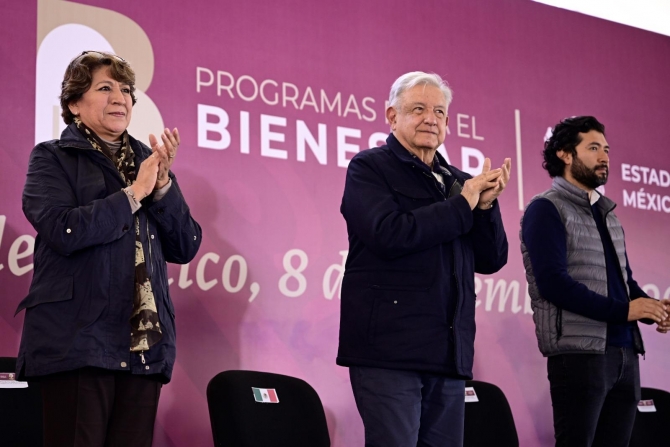 En EdoMéx seguirá la transformación, coinciden López Obrador y Delfina Gómez