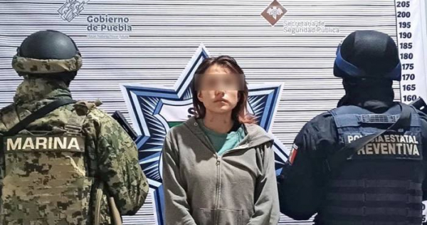 Detienen SSP y SEMAR a presunta narcomenudista del municipio de Puebla