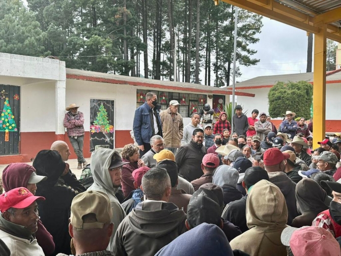 Delfina Gómez se compromete con la seguridad de pobladores de Texcaltitlán