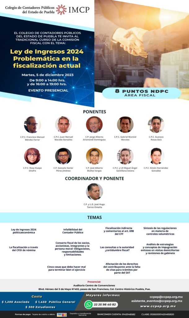 Fiscalización actual, problemática para los contribuyentes: CCPEP