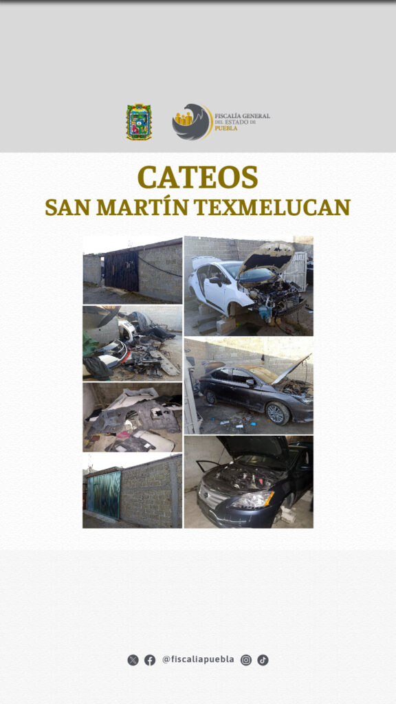 En Texmelucan descubren sitio en que desmantelaban carros