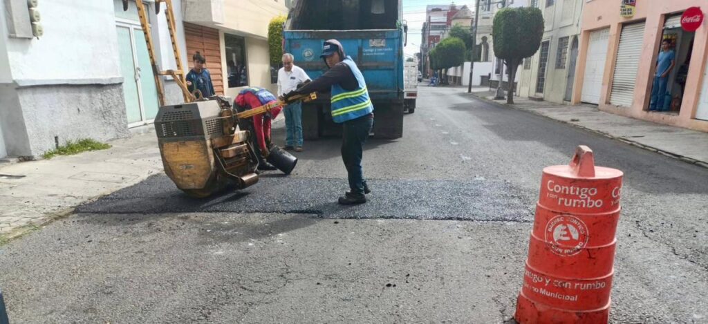 Más de 2 mil baches tapados en Puebla capital en los últimos días