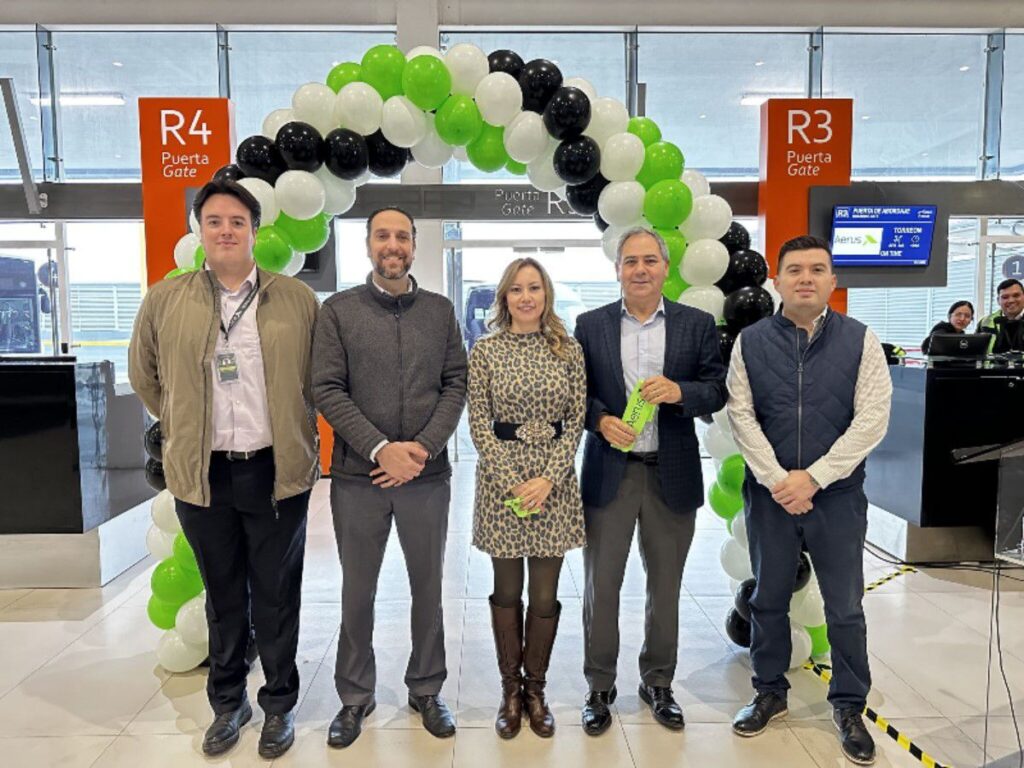 Aeurus inició vuelos Monterrey – Torreón – Monterrey