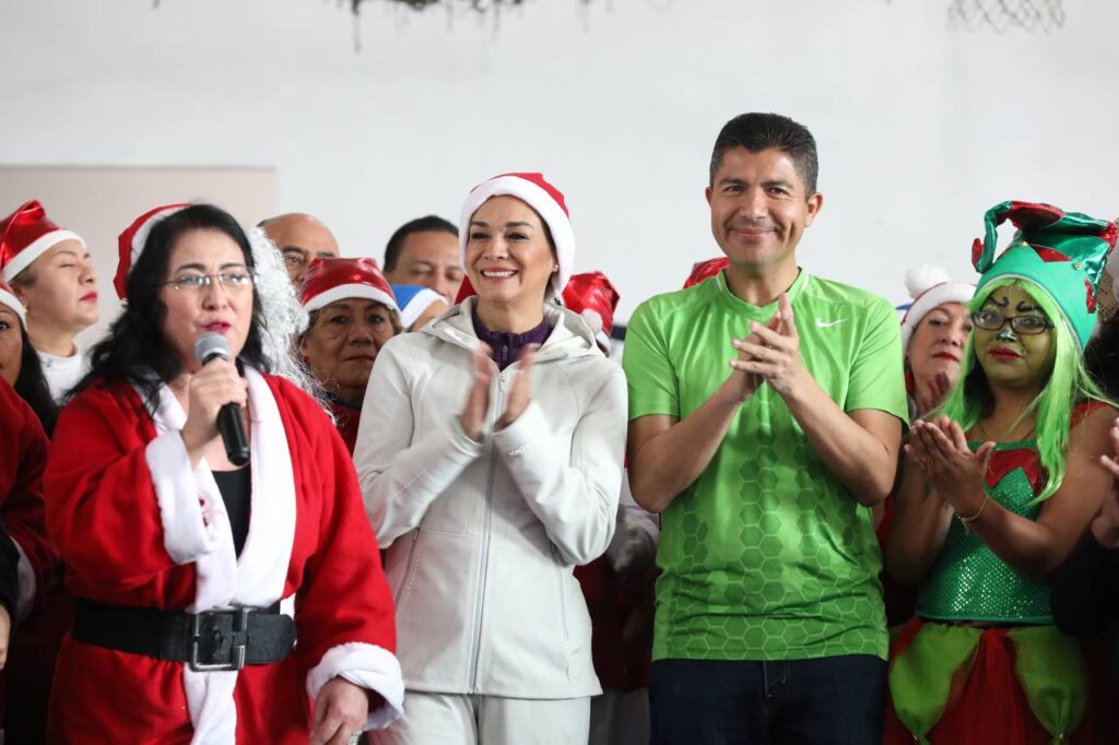 Realizan activación física en Puebla capital