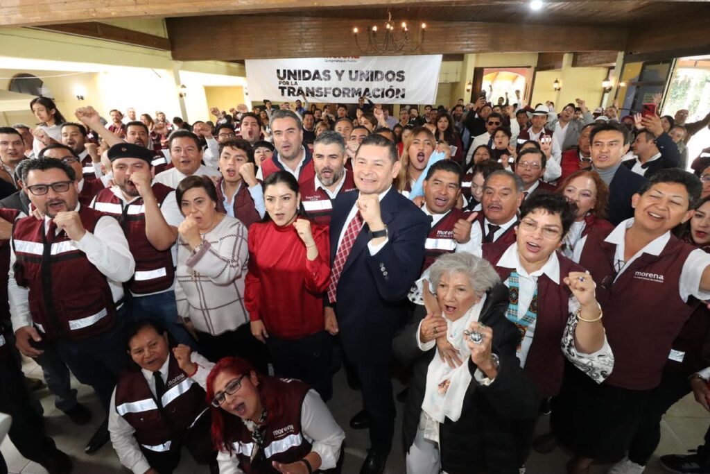 Suma Alejandro Armenta a Claudia Rivera: Unidad es construir el triunfo.