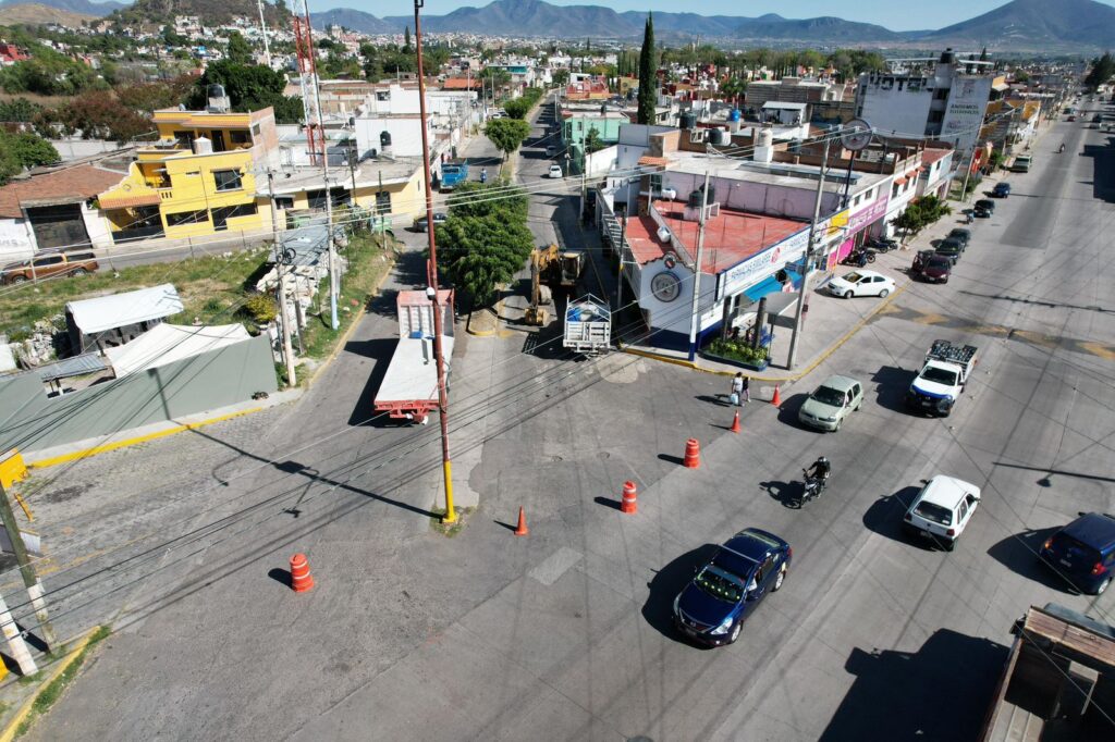Desde Atlixco: Comienza rehabilitación del bulevar Sor Juana Inés de la Cruz
